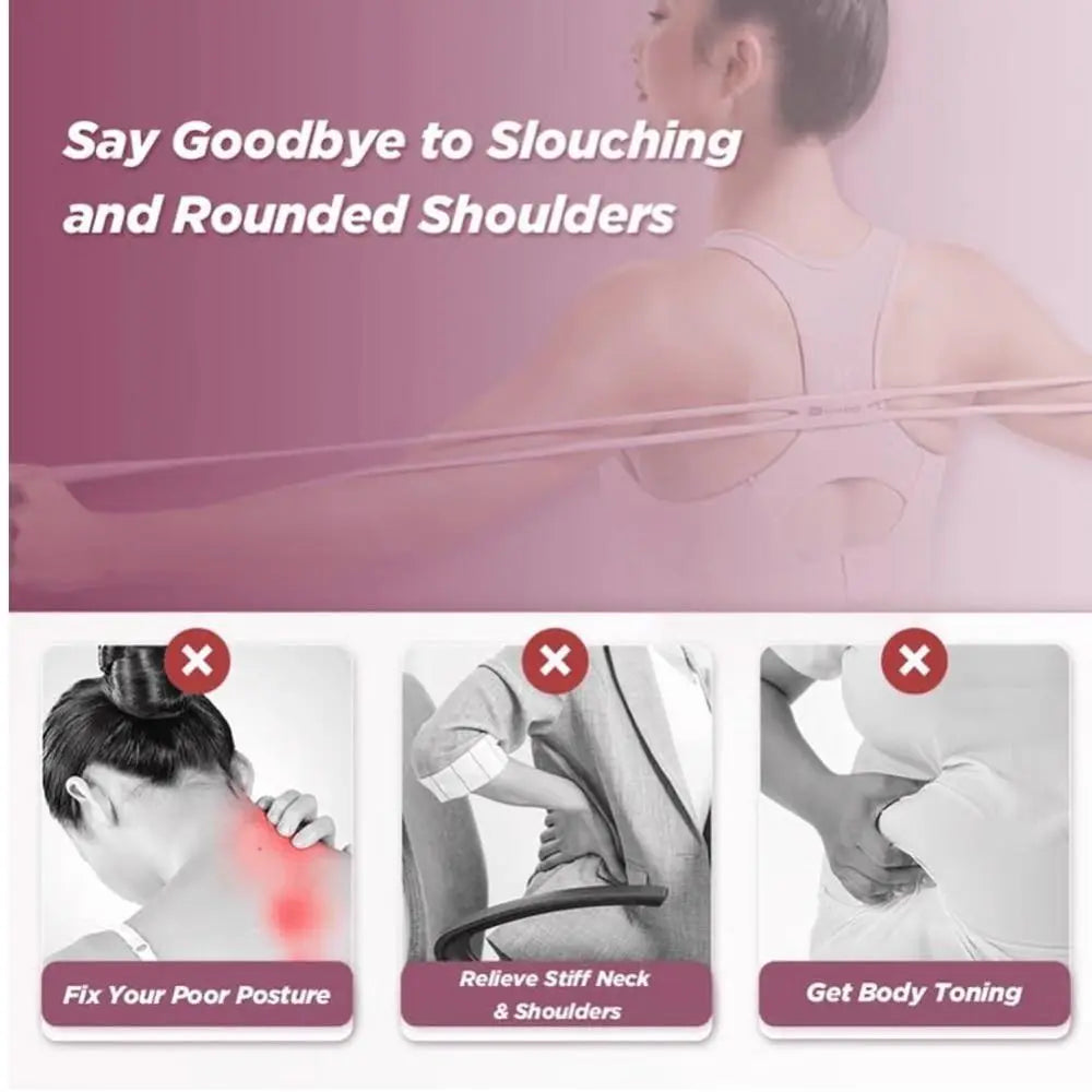 Figure 8 Yoga Resistance Band Soft Silicone Quick Rebound Exercise Band 15/25/35 LB Fitness Resistance Band