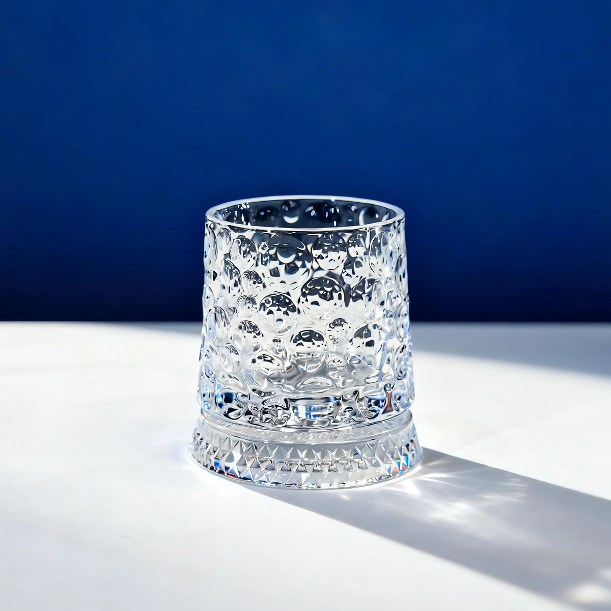 Summerwins【Vorhore】Luxury 360° Spinning Crystal Glass – Star-Cut Stress Relief Whiskey & Wine Glass, Elegant European Barware Gift，Rotating Glass Cup Spinning Glass Cup