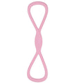 Figure 8 Yoga Resistance Band Soft Silicone Quick Rebound Exercise Band 15/25/35 LB Fitness Resistance Band