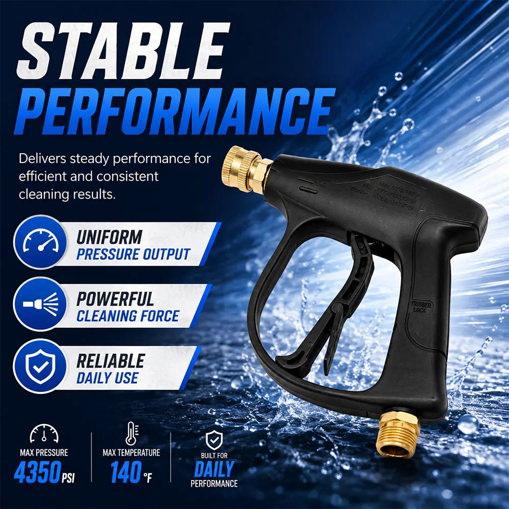 Foam Cannon — High Pressure, Adjustable Nozzle, Car Wash, Snow Foam, Quick Connect, Durable ABS