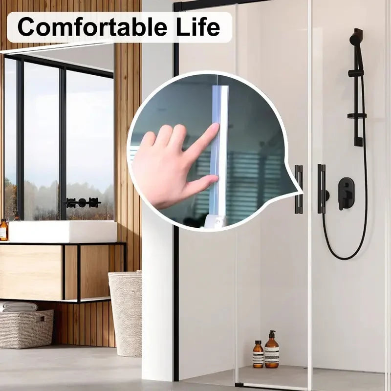 V-Shape Weather Stripping — Self-Adhesive, Flexible, Durable, Draft Blocker, Soundproof