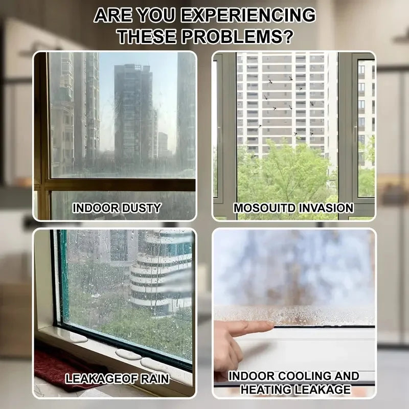 V-Shape Weather Stripping — Self-Adhesive, Flexible, Durable, Draft Blocker, Soundproof