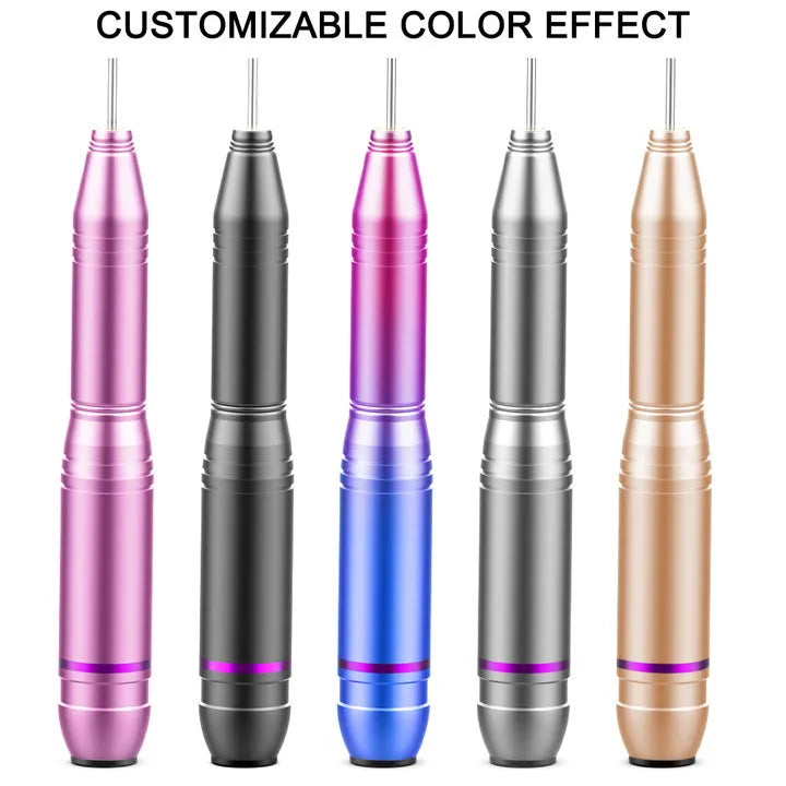 Electric Nail Drill — Cordless, Rechargeable, Portable, Professional, Quiet, Low Vibration