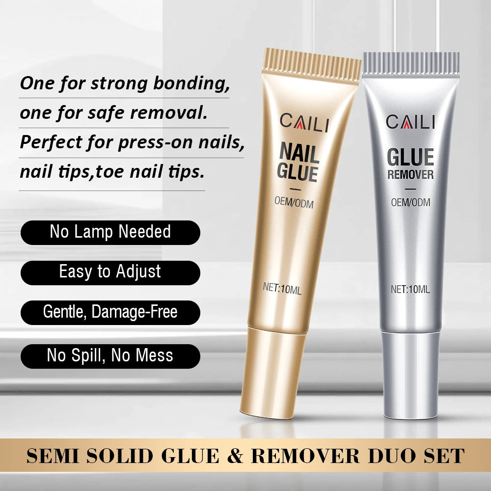 Nail Glue — Quick-Dry, Strong Hold, Secure Adhesion, Professional Grade, Long Lasting, For Press-Ons