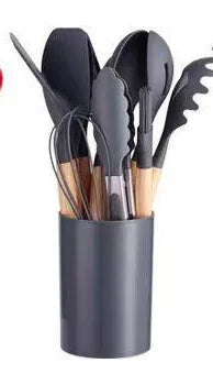 Silicone Utensils Set — 28-Piece, Heat-Resistant, Non-Stick, BPA-Free, Ergonomic Handle