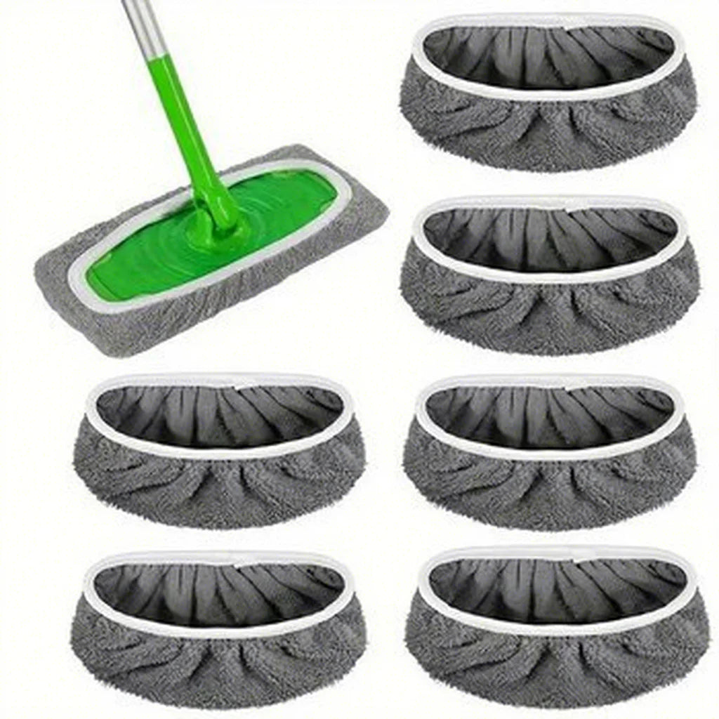 Reusable Mop Pads — Washable, Eco-Friendly, Swiffer Compatible, Microfiber, Deep Cleaning, Wet/Dry Use