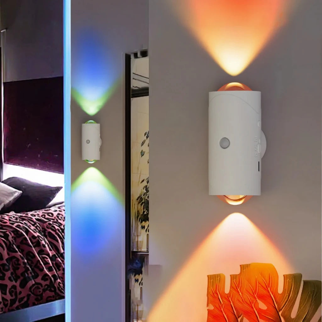 Smart Wall Lamp — RGB, Motion Sensor, LED, Indoor, Outdoor, Dimmable