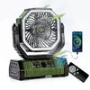 Camping Fan — Portable & Rechargeable, LED Lantern, Tent Light, USB Powered, Outdoor Gear