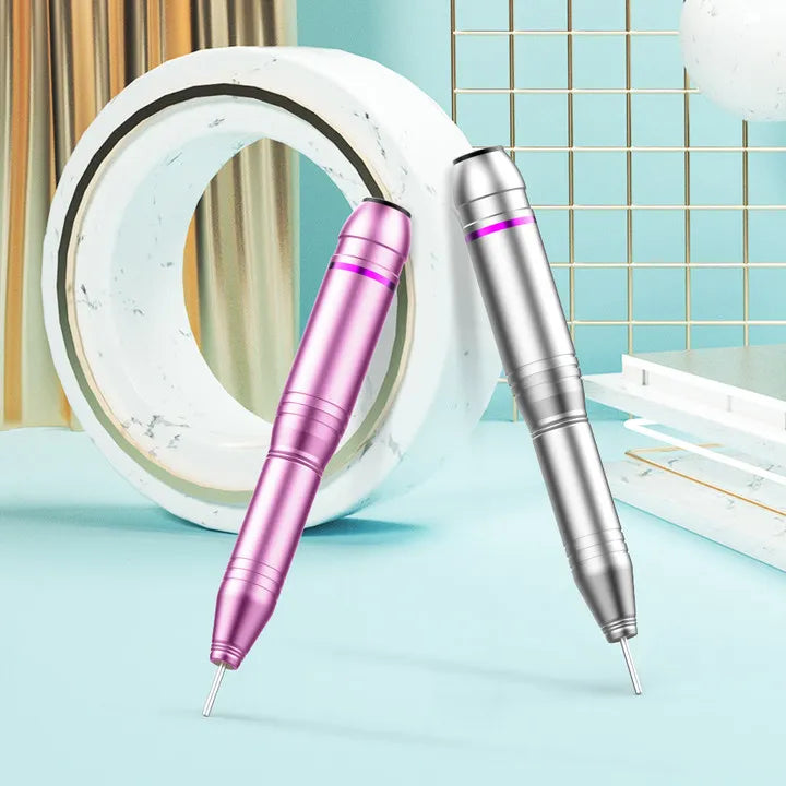 Electric Nail Drill — Cordless, Rechargeable, Portable, Professional, Quiet, Low Vibration
