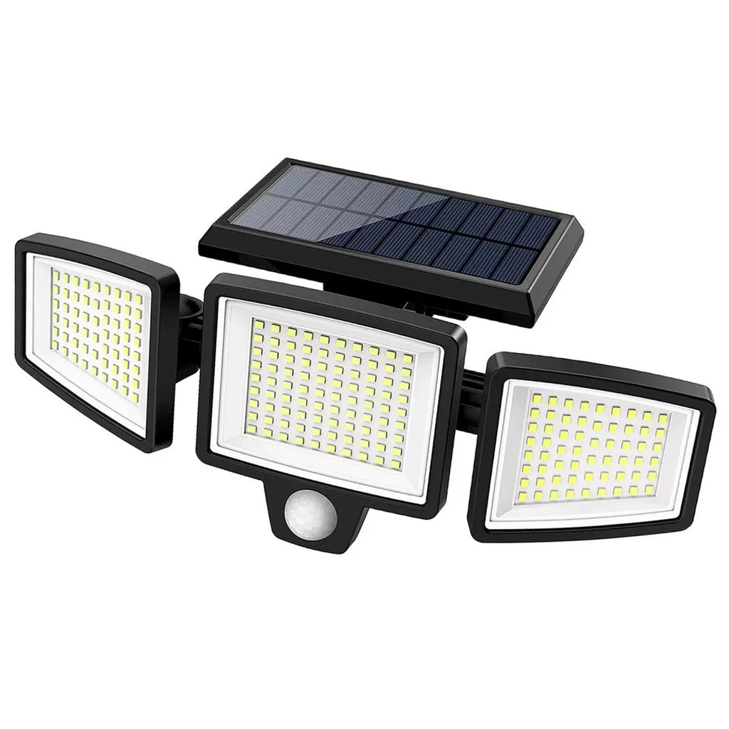 Solar Motion Security Floodlight — Outdoor, Wireless, Waterproof, Bright, Easy Install