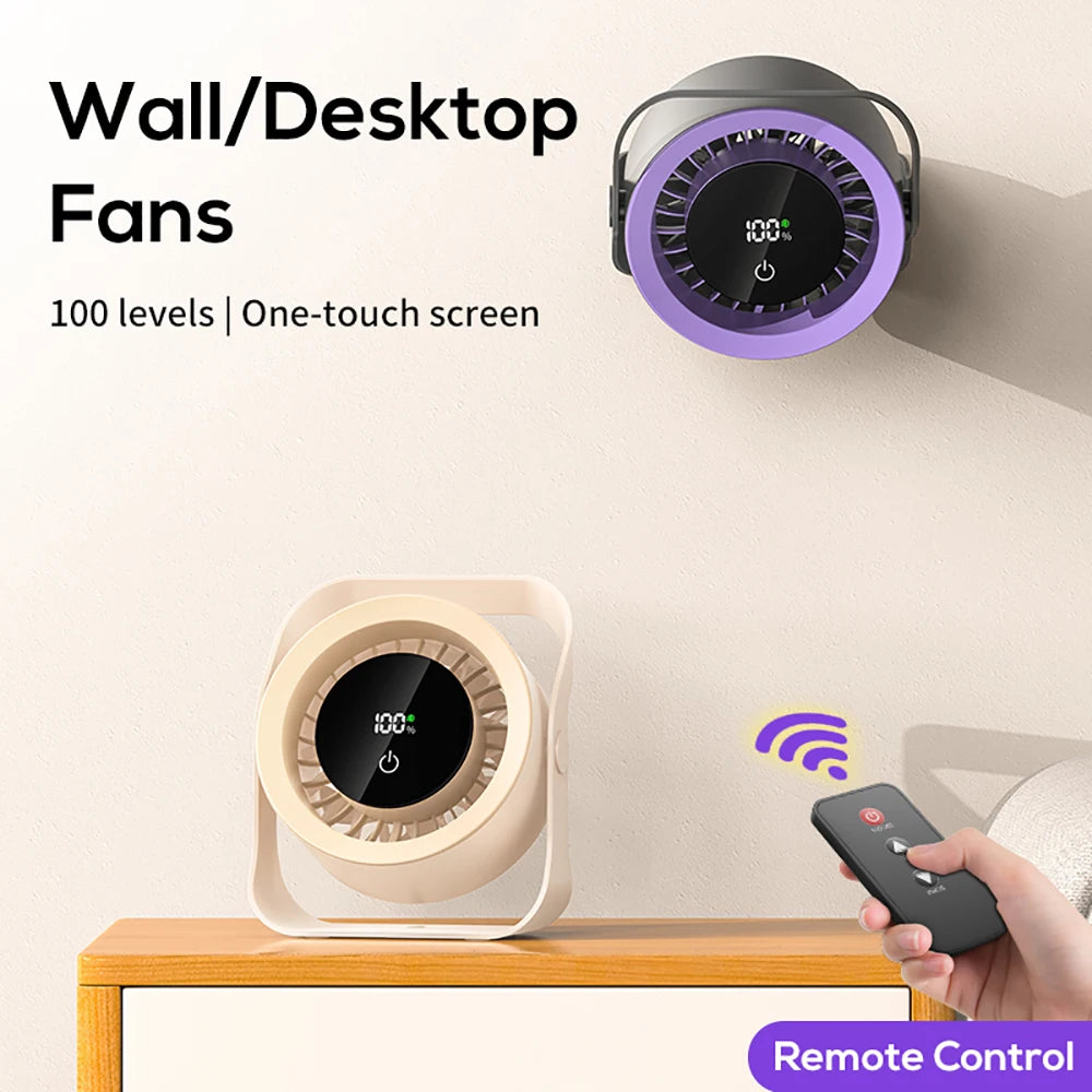 Clip-On Fan — Portable, Rechargeable, Quiet, Personal, Mini, USB Powered