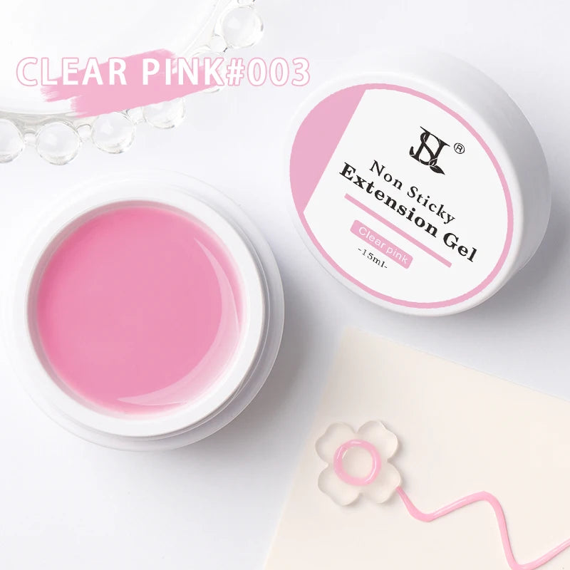Builder Gel — Pink, Hard, Self-Leveling, Long-Lasting, Salon-Quality, For Nail Extensions