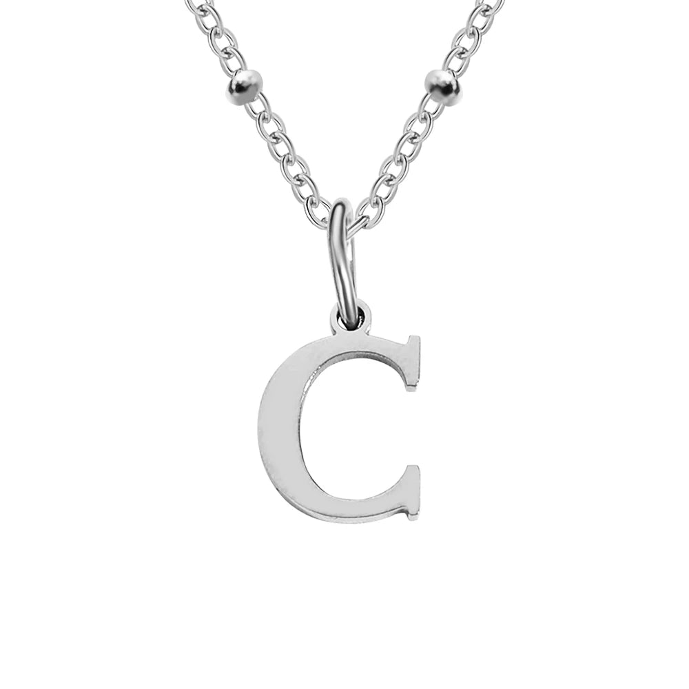 Initial Necklace — Dainty Gold, Personalized, Custom, Delicate, Minimalist