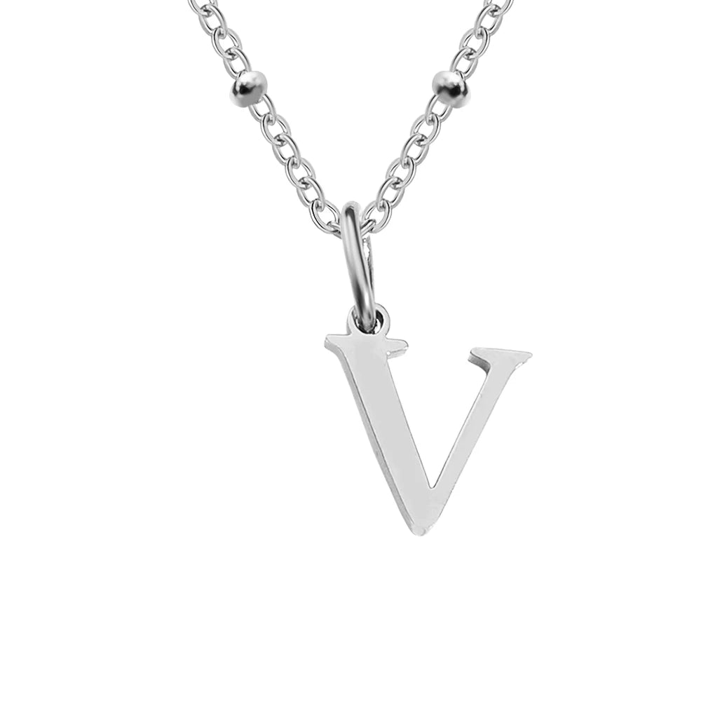 Initial Necklace — Dainty Gold, Personalized, Custom, Delicate, Minimalist