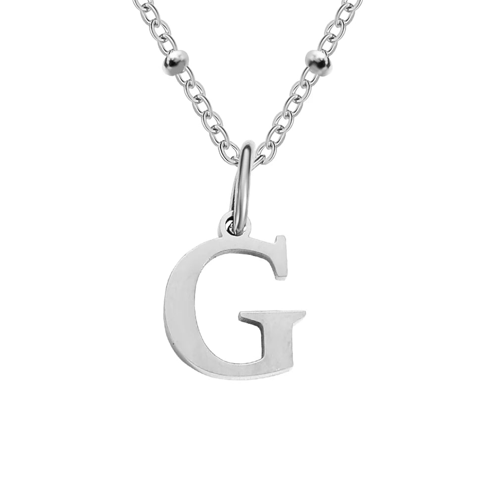 Initial Necklace — Dainty Gold, Personalized, Custom, Delicate, Minimalist