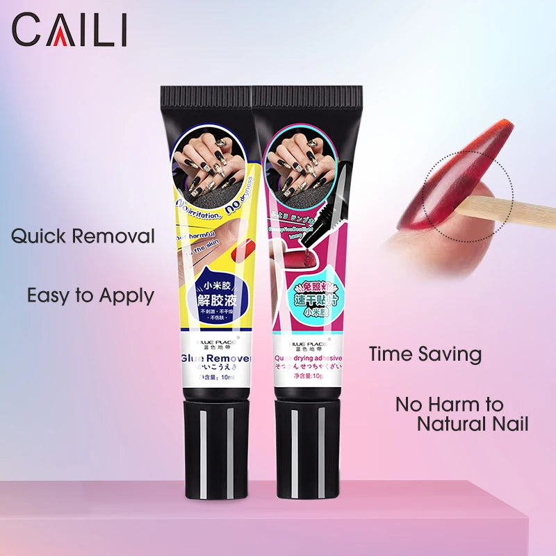 Nail Glue — Quick-Dry, Strong Hold, Secure Adhesion, Professional Grade, Long Lasting, For Press-Ons