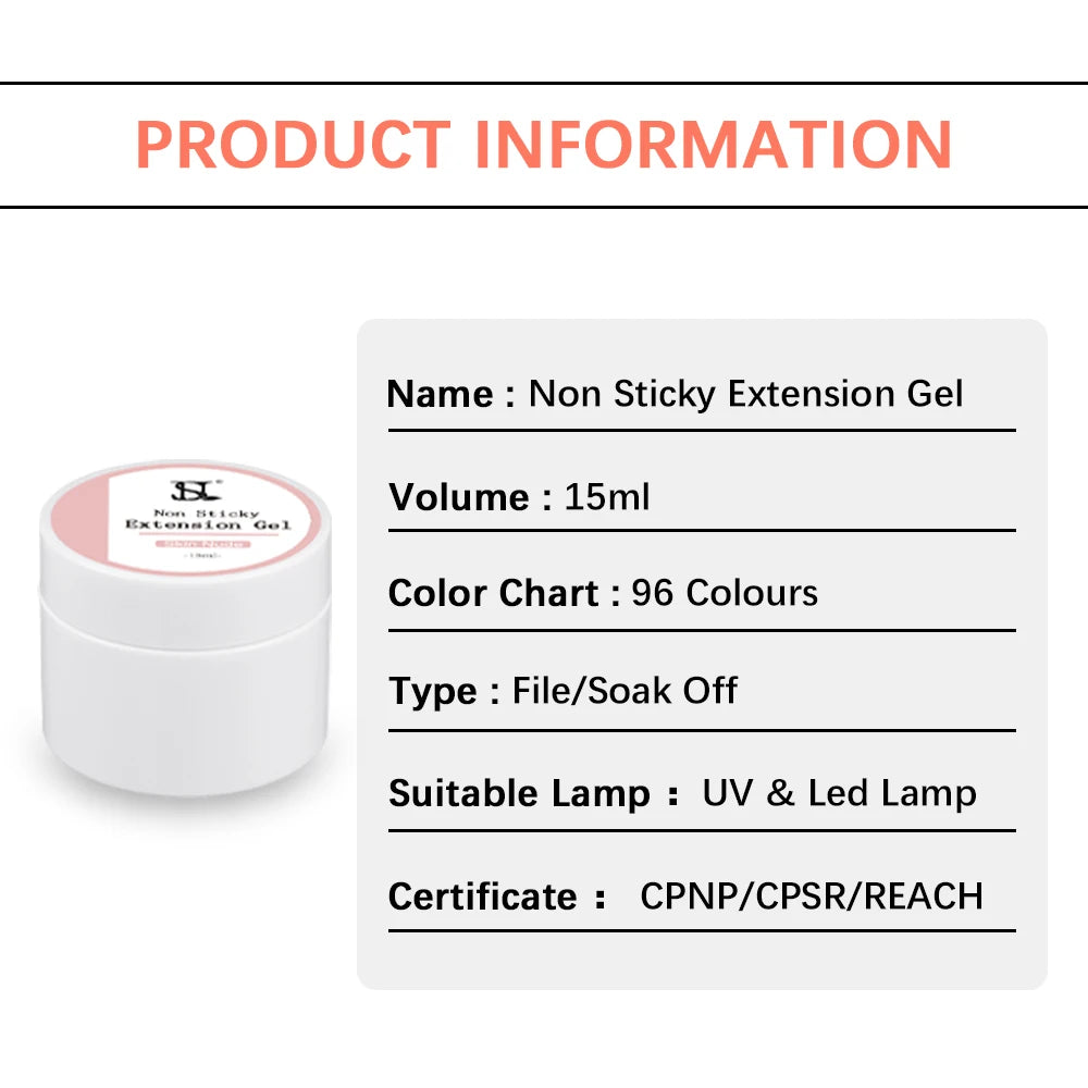 Builder Gel — Pink, Hard, Self-Leveling, Long-Lasting, Salon-Quality, For Nail Extensions