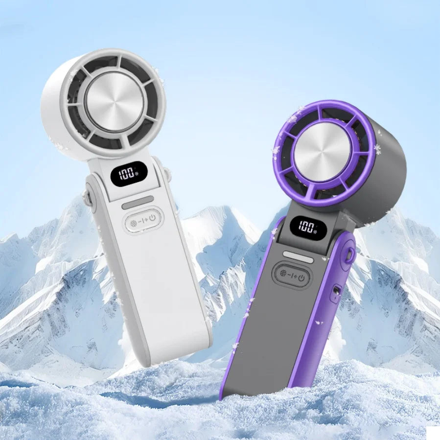 Handheld Fan — Portable, Rechargeable, Quiet, Personal, Mini, USB Powered