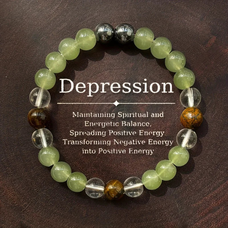 Money Manifest Crystal Bead Bracelet — Abundance, Prosperity, Wealth, Healing, Protection, Chakra Balancing