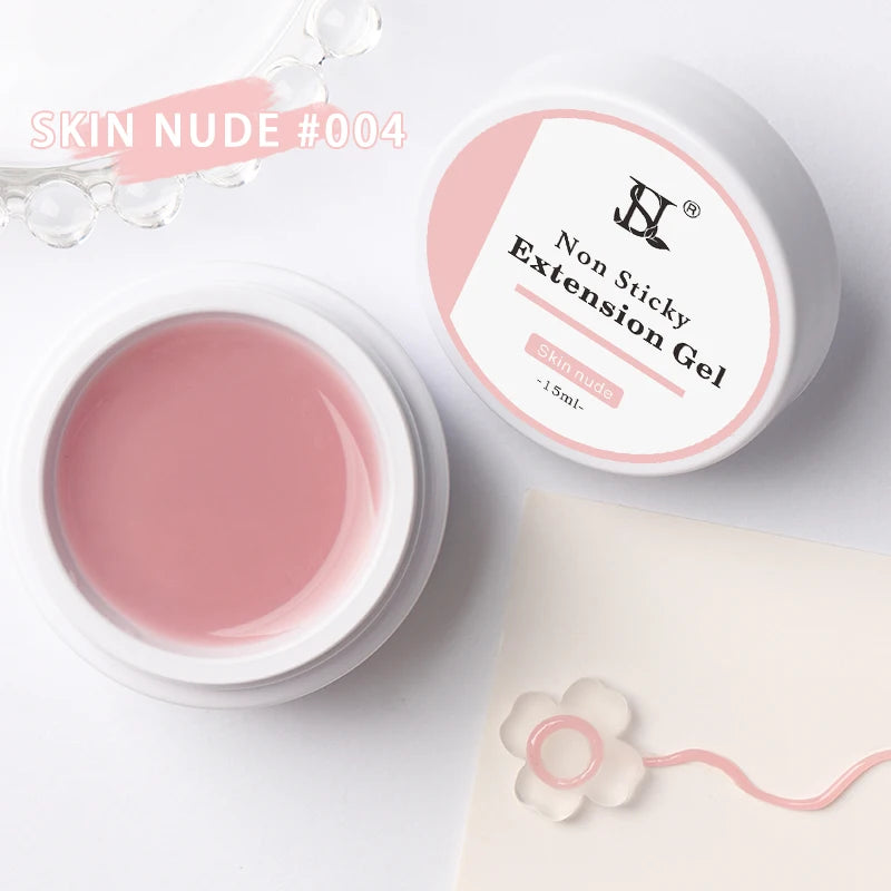 Builder Gel — Pink, Hard, Self-Leveling, Long-Lasting, Salon-Quality, For Nail Extensions