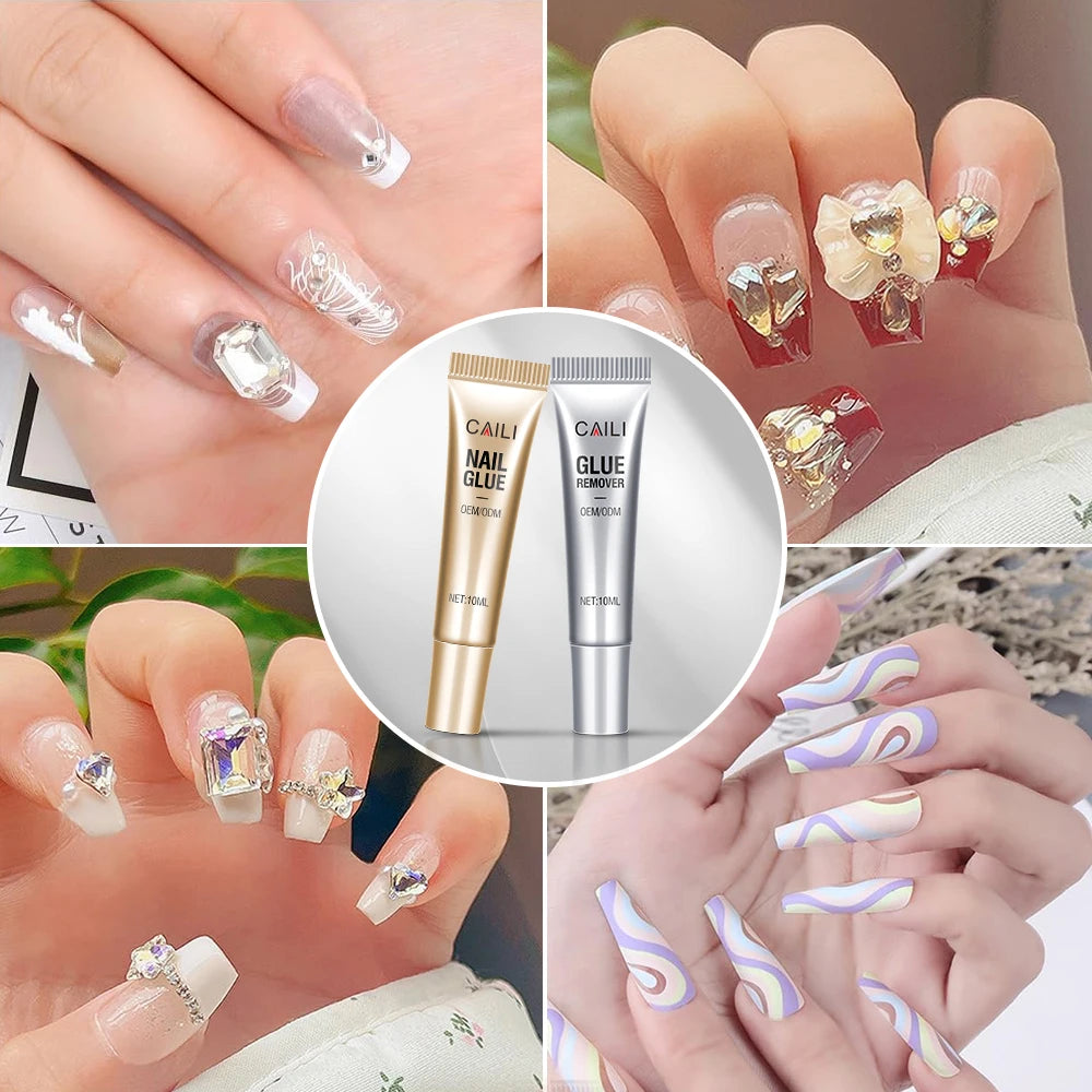 Nail Glue — Quick-Dry, Strong Hold, Secure Adhesion, Professional Grade, Long Lasting, For Press-Ons