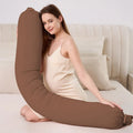Full-Body Support Pillow — Extra Long, Ergonomic, Pregnancy, Maternity, Side Sleeper, Back Pain Relief