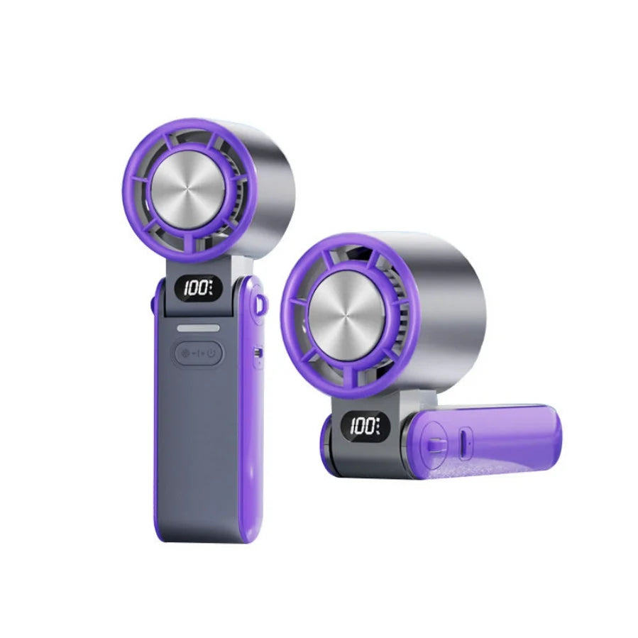 Handheld Fan — Portable, Rechargeable, Quiet, Personal, Mini, USB Powered