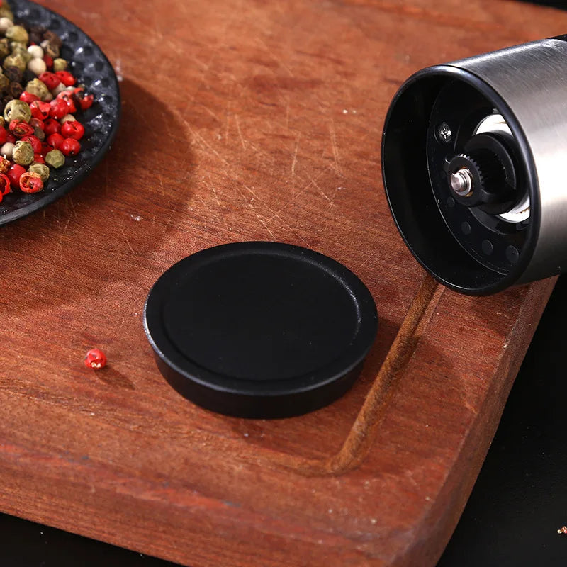 Electric Pepper Grinder — USB Rechargeable, Automatic, Adjustable Coarseness, LED Light, One-Handed Operation