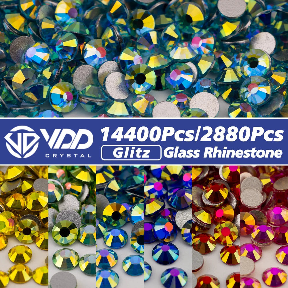 Flatback Rhinestones — 42000pc Kit, Nail Art, Crafting, Bedazzle, Apparel, Jewelry Making