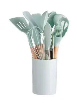 Silicone Utensils Set — 28-Piece, Heat-Resistant, Non-Stick, BPA-Free, Ergonomic Handle
