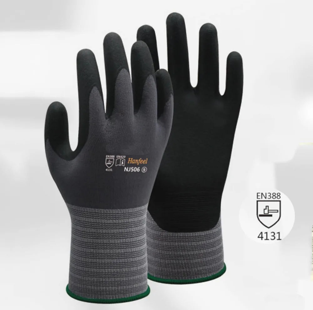 MaxiFlex Work Gloves — Breathable, Lightweight, Durable, Flexible, Grip-Enhanced, Tear-Resistant