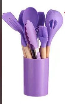 Silicone Utensils Set — 28-Piece, Heat-Resistant, Non-Stick, BPA-Free, Ergonomic Handle