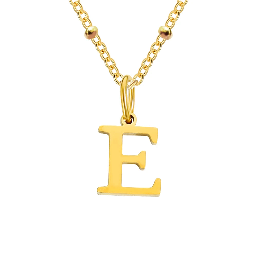 Initial Necklace — Dainty Gold, Personalized, Custom, Delicate, Minimalist