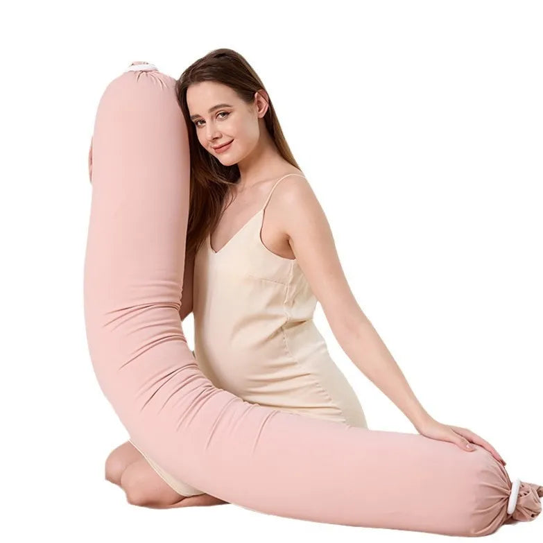 Full-Body Support Pillow — Extra Long, Ergonomic, Pregnancy, Maternity, Side Sleeper, Back Pain Relief