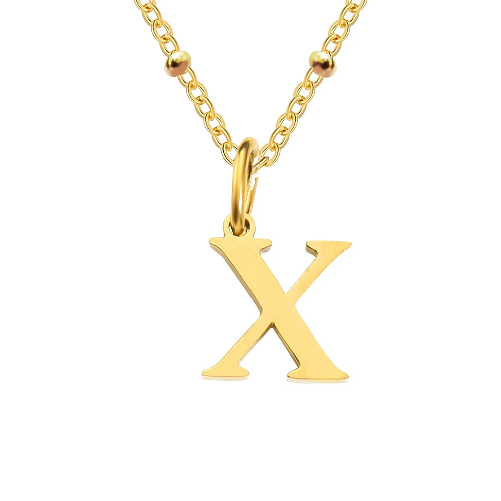 Initial Necklace — Dainty Gold, Personalized, Custom, Delicate, Minimalist