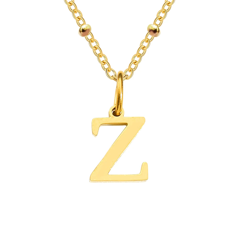 Initial Necklace — Dainty Gold, Personalized, Custom, Delicate, Minimalist