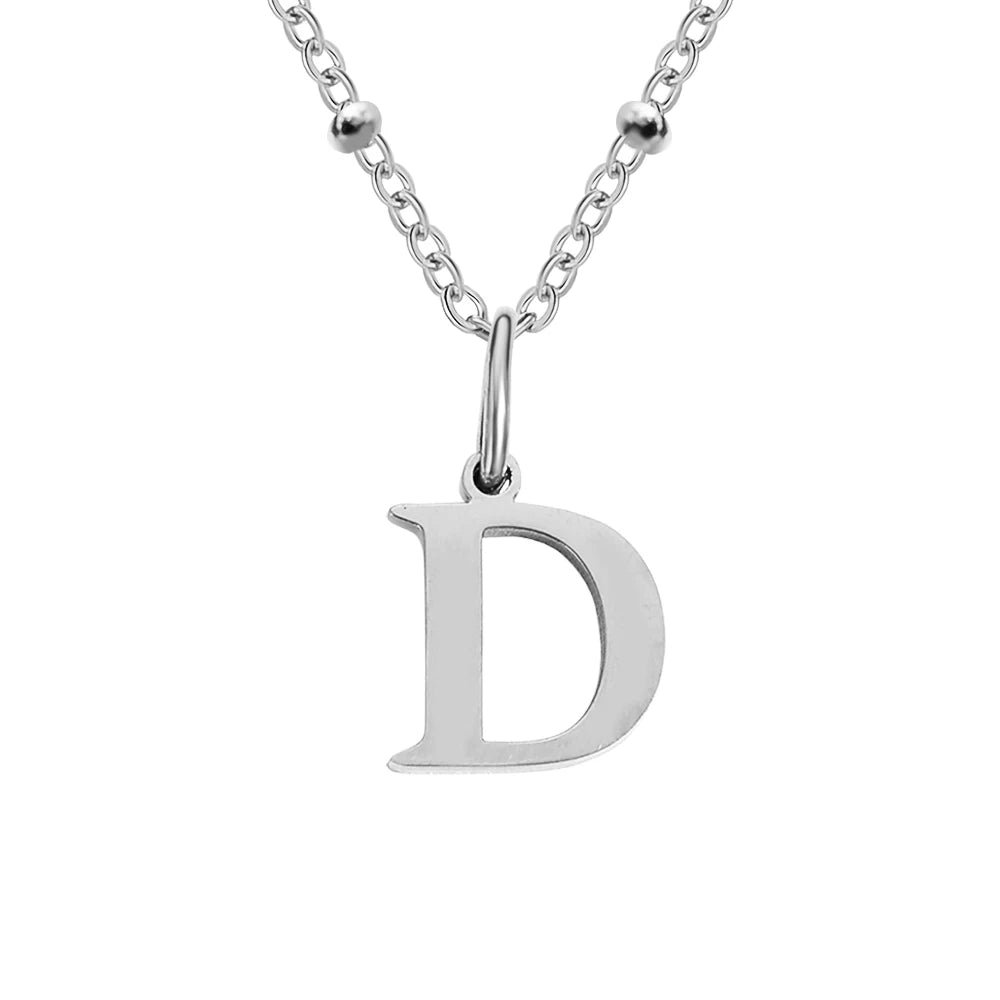 Initial Necklace — Dainty Gold, Personalized, Custom, Delicate, Minimalist