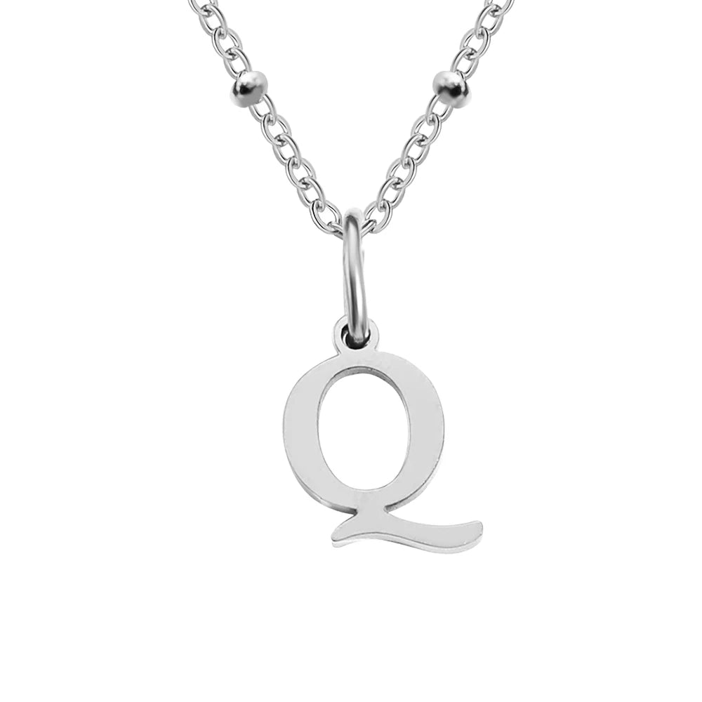Initial Necklace — Dainty Gold, Personalized, Custom, Delicate, Minimalist