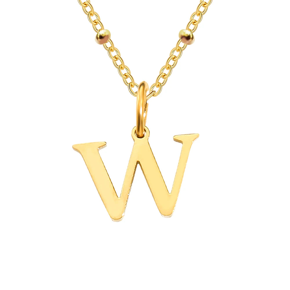 Initial Necklace — Dainty Gold, Personalized, Custom, Delicate, Minimalist