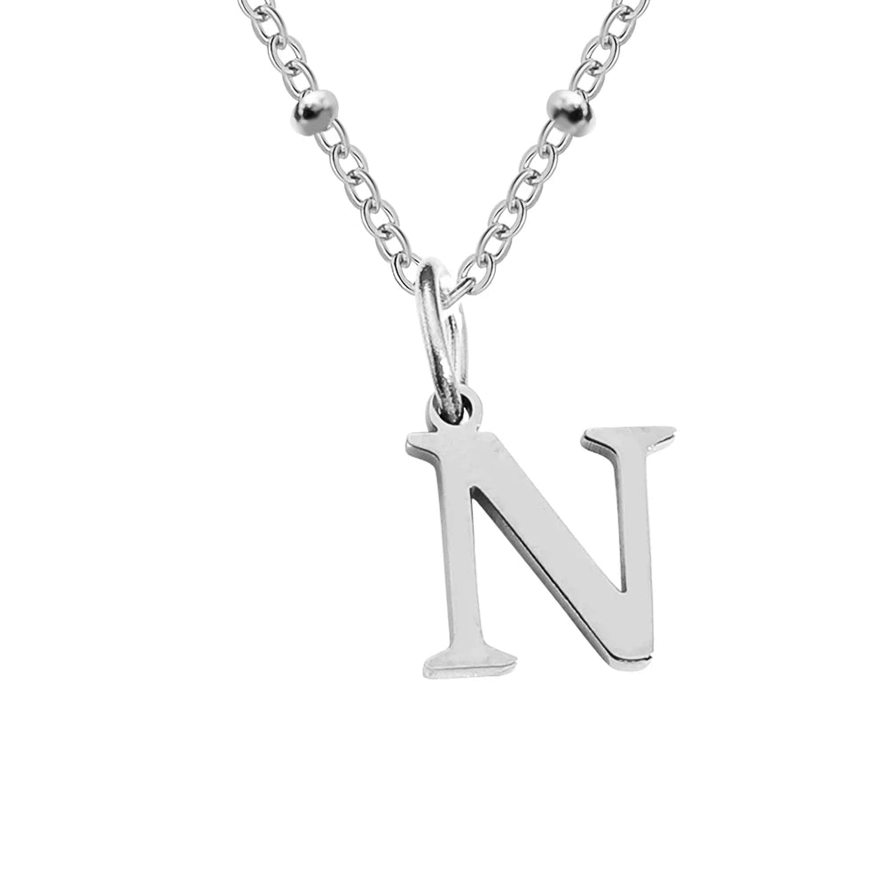 Initial Necklace — Dainty Gold, Personalized, Custom, Delicate, Minimalist