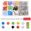 Snap Button Pliers Kit — 100pcs, Durable, Heavy-Duty, DIY, Crafting