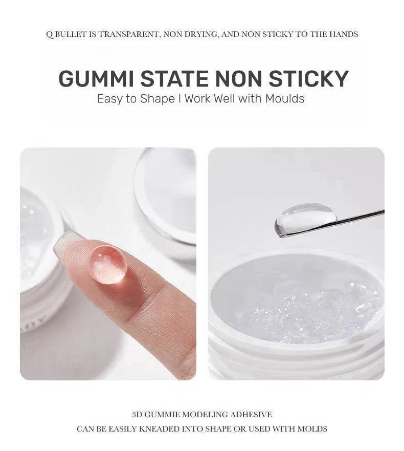 Rhinestone Glue Gel — Precision Applicator, Strong Hold, Quick Dry, Clear Finish, Easy Clean