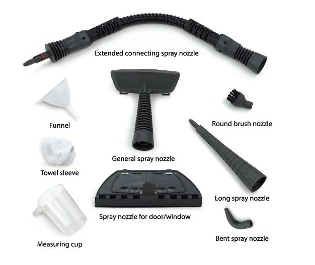 Handheld Steam Cleaner — Portable, Chemical-Free, Multi-Surface, High-Pressure, Lightweight, Easy-to-Use