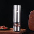 Electric Pepper Grinder — USB Rechargeable, Automatic, Adjustable Coarseness, LED Light, One-Handed Operation