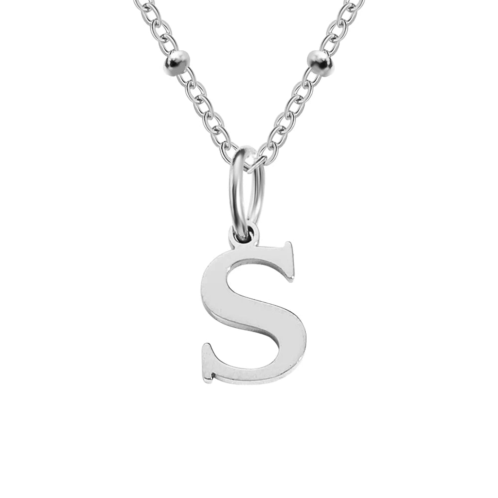 Initial Necklace — Dainty Gold, Personalized, Custom, Delicate, Minimalist