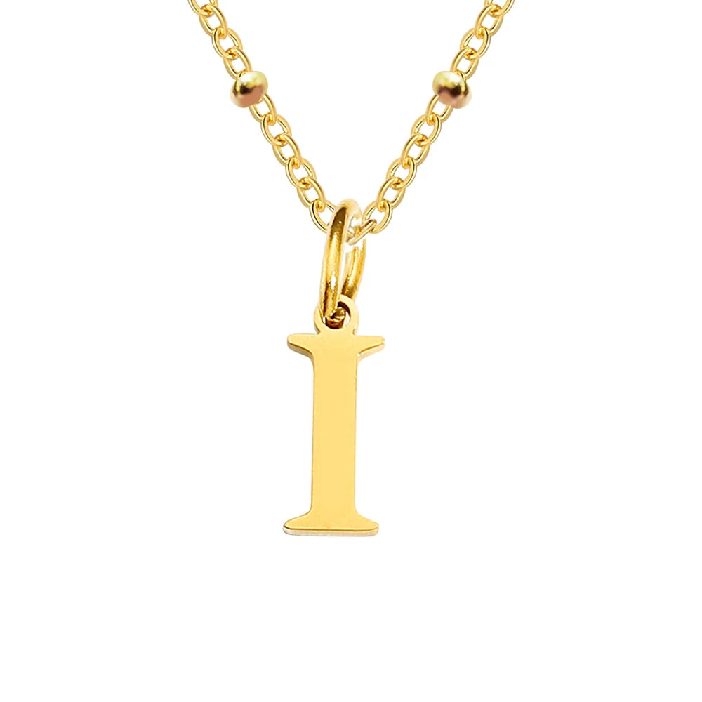 Initial Necklace — Dainty Gold, Personalized, Custom, Delicate, Minimalist