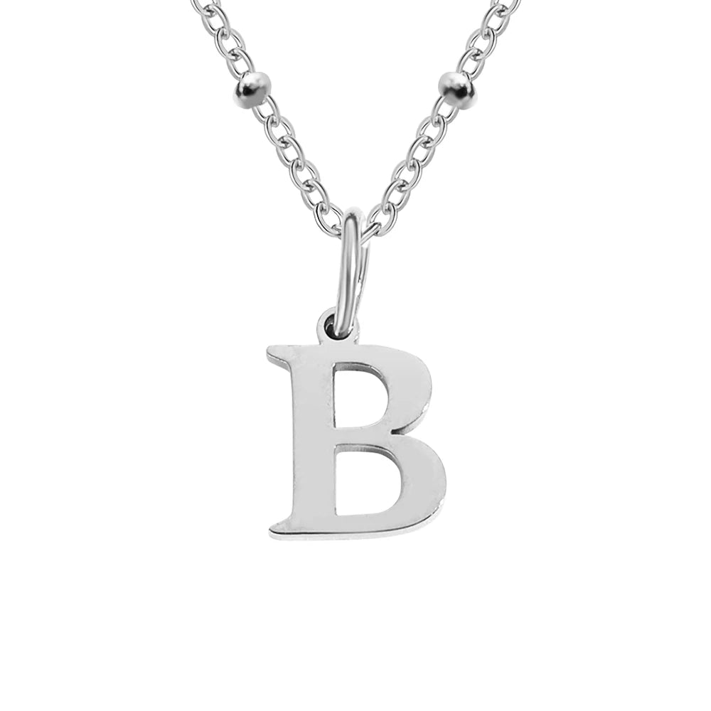 Initial Necklace — Dainty Gold, Personalized, Custom, Delicate, Minimalist