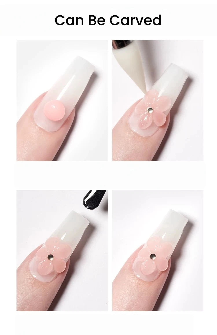 Rhinestone Glue Gel — Precision Applicator, Strong Hold, Quick Dry, Clear Finish, Easy Clean