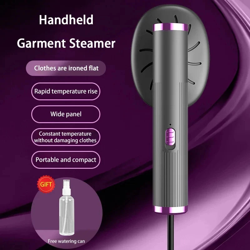 Garment Steamer — Portable, Handheld, Fast Heating, Wrinkle Remover, Travel Size, Easy Storage