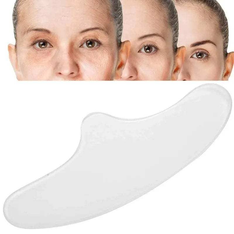 Reusable Silicone Anti-Wrinkle Patches - Forehead, Eye & Hand Smoothing Pads, Wear Overnight for Plumper, Smoother Skin